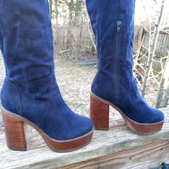 Charmed 70s Knee High Boots by Asos Size 5 - Picture 3 of 7